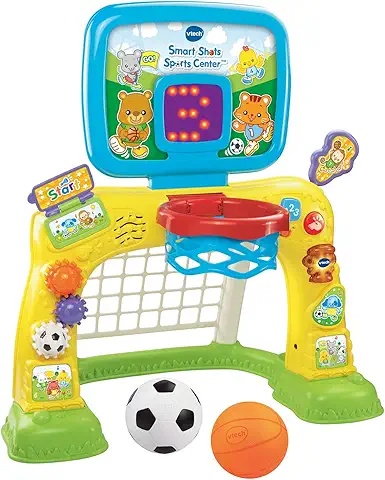 VTech Smart Shots Sports Center – Interactive Basketball and Soccer Toy