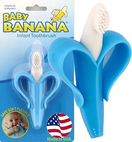 Baby-Banane Zahnbürste für Babys - Sanft und sicher