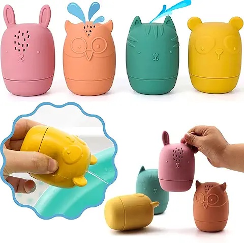Animal Shaped Water Spray Toys for Bath Time Fun