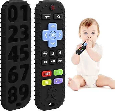 Baby Remote Control Toy – Safe Silicone, Colorful and Interactive