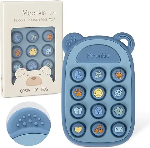Silicone Baby Phone – Press Buttons for Interactive Learning