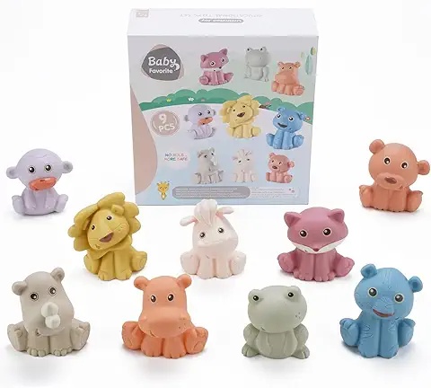 Animal Baby Teething Set – Soft, Safe Silicone, Engaging Animal Shapes