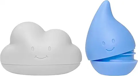 Brinquedo sensorial para bebês - Fidget com nuvem e estrela