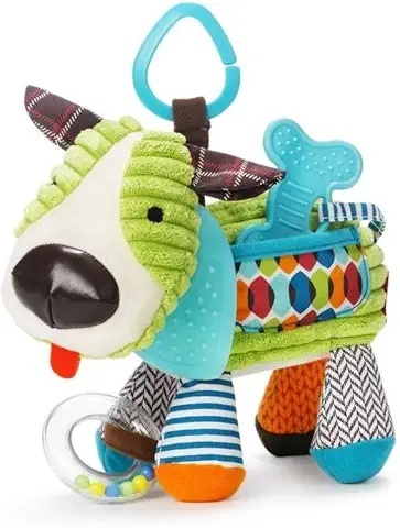 Brinquedo de pelúcia para bebês - Cachorrinho colorido