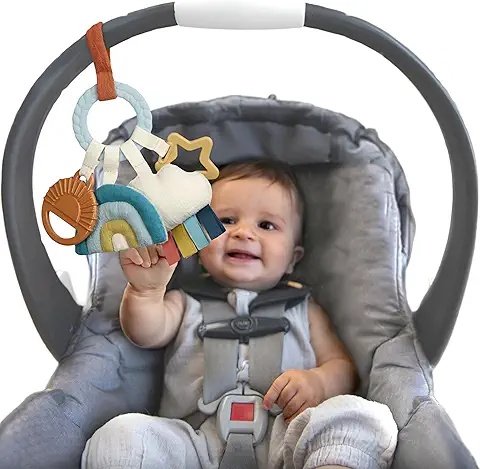 Brinquedo para bebês - Arco-íris de silicone para mordida
