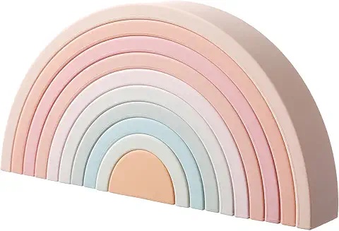 Baby Sensory Rainbow Stacker Toy – Safe and Non-Toxic Developmental Toy