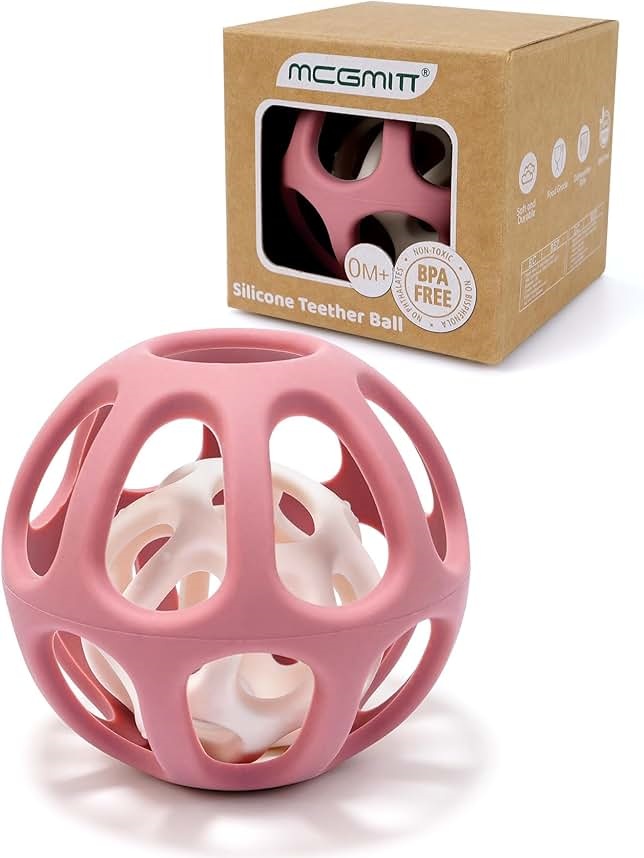Silicone Baby Rattle Balls – Multi-Color Sensory Balls for Infants