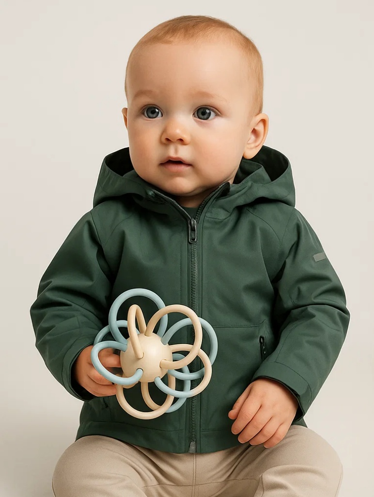 Minimalist Manhattan Baby Ball – Aesthetic and Safe Sensory Toy for Modern Parents