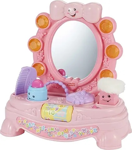 Musical Caterpillar Sensory Toy with Mirror - Stimulates Vision and Hearing for Babies