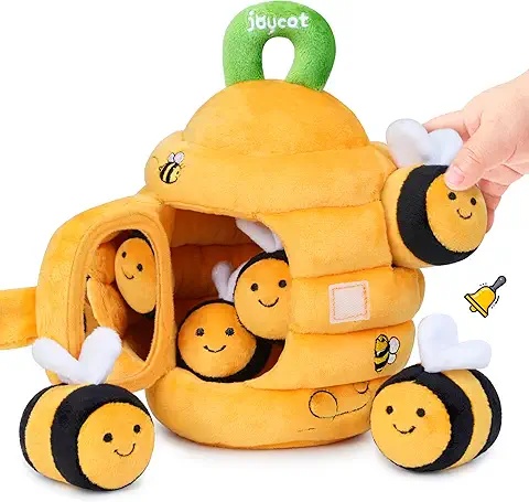 Bee-Themed Plush Playset with Interactive Features - Promotes Sensory and Motor Skill Development