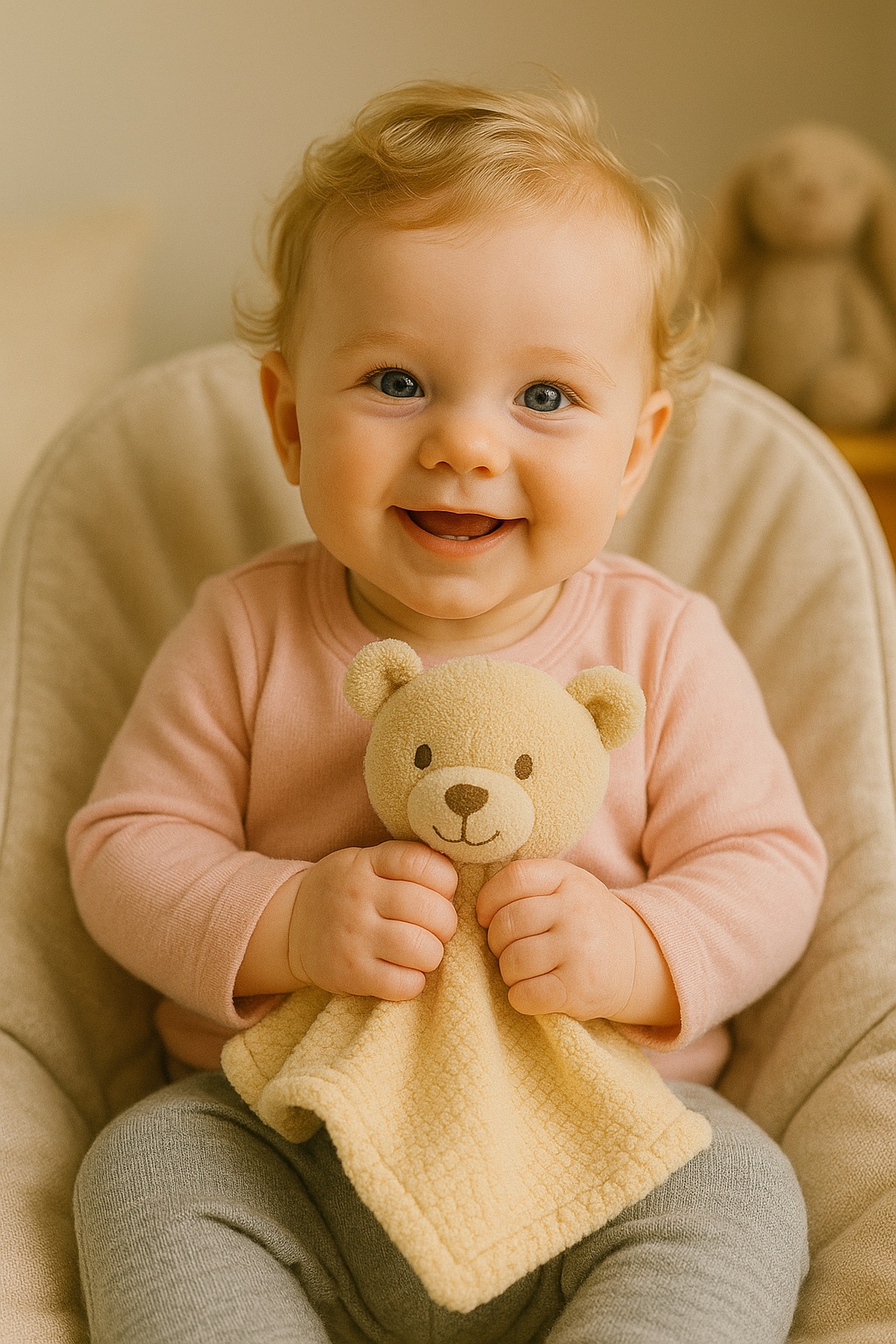 Doudou doux et sécuritaire pour bébé : parfait pour un confort apaisant