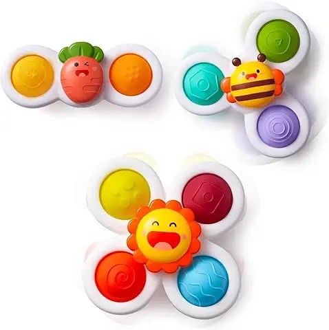 Fidget Spinner Sensory Toys Set for Babies - Promotes Tactile Exploration and Fun