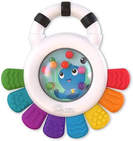 Rainbow Baby Toy with Colorful Buttons - Promotes Motor Skills and Sensory Play