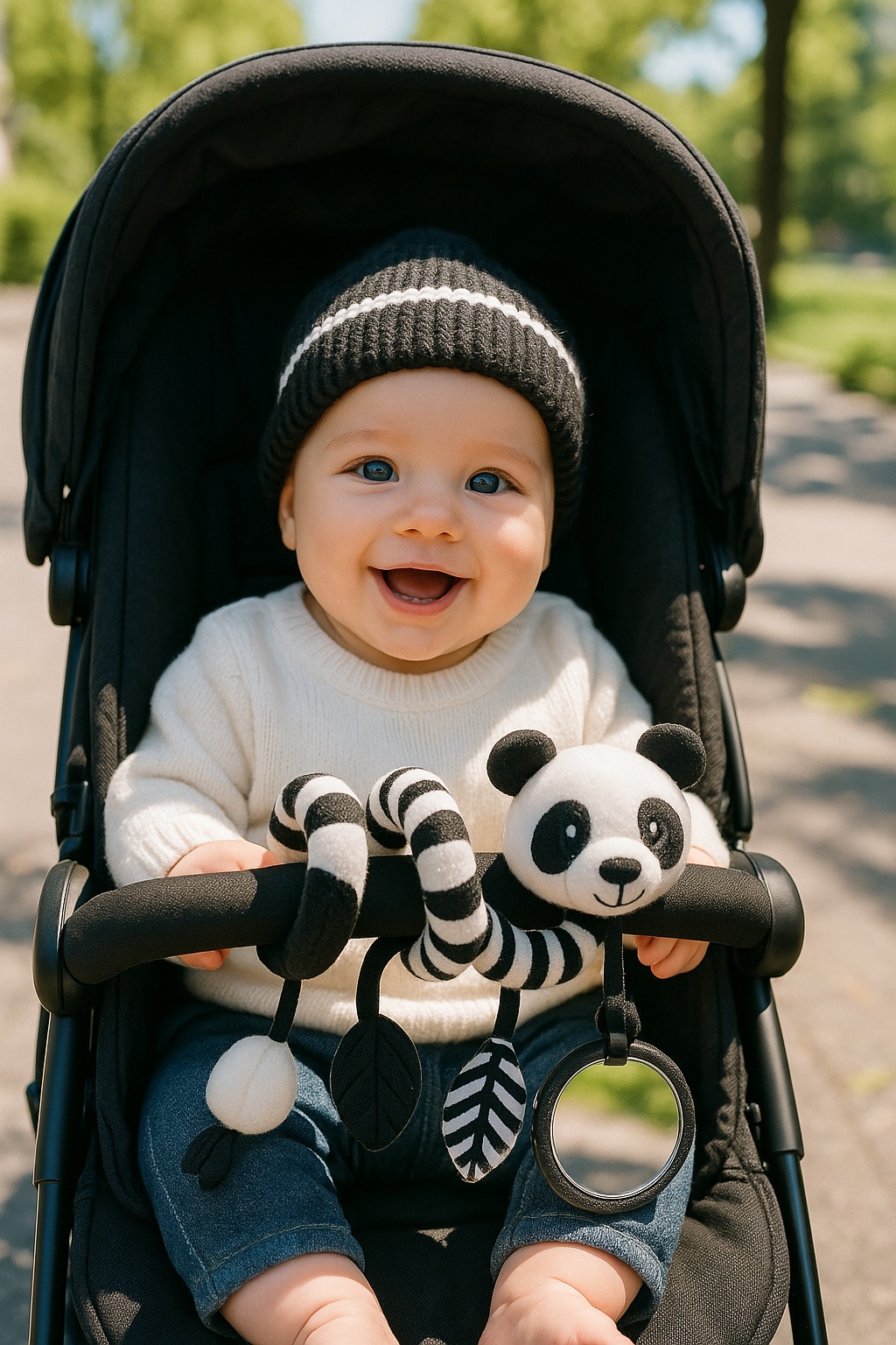 Jouets sensoriels pour bébés: Conçus avec des matériaux doux et non toxiques pour le lit bébé