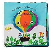 Peekaboo Hot Air Balloon Baby Cloth Book - Engaging and Colorful Learning