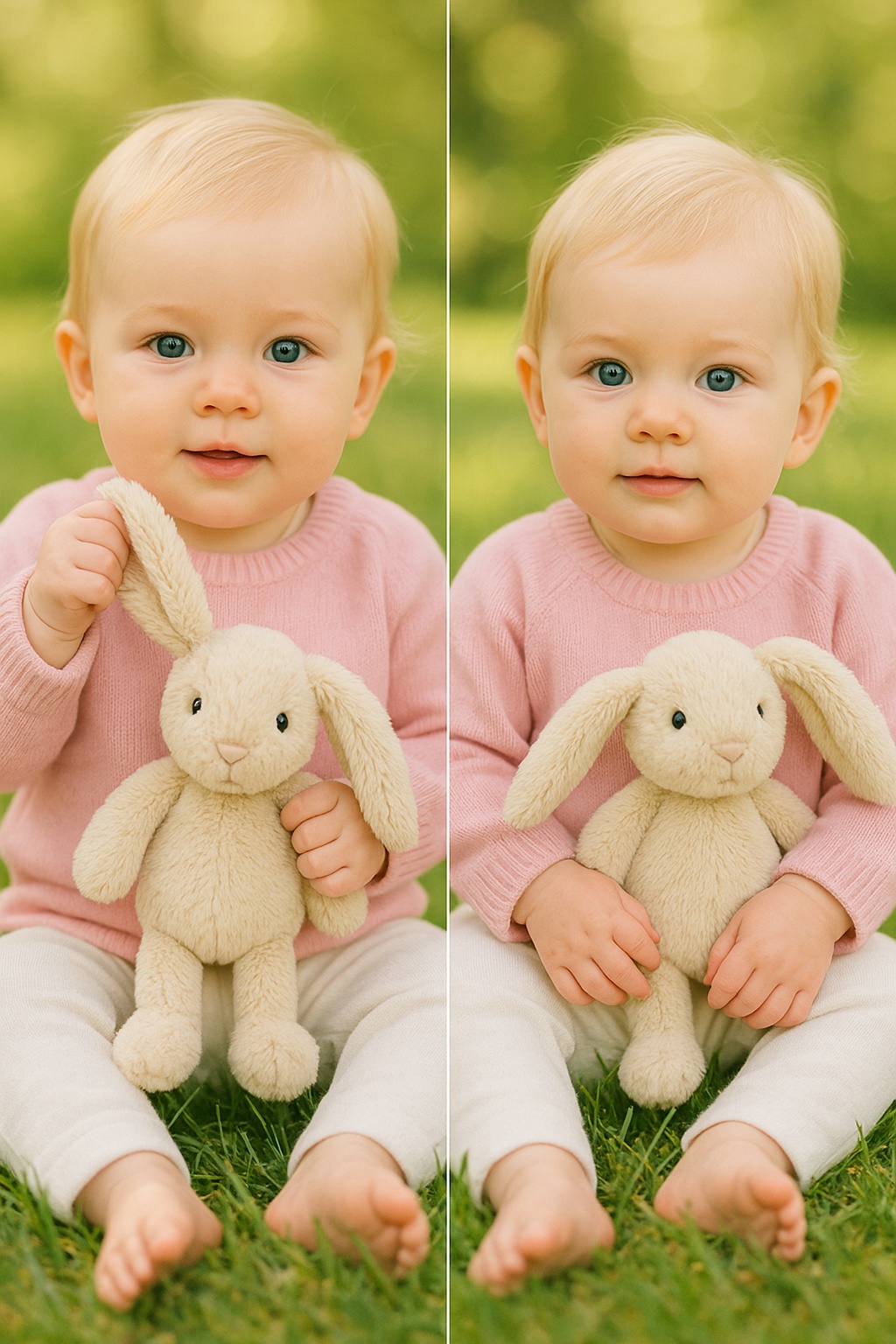 Snuggly Bunny Plush Toy – Soft and Safe, Ideal for Baby’s First Comfort Toy