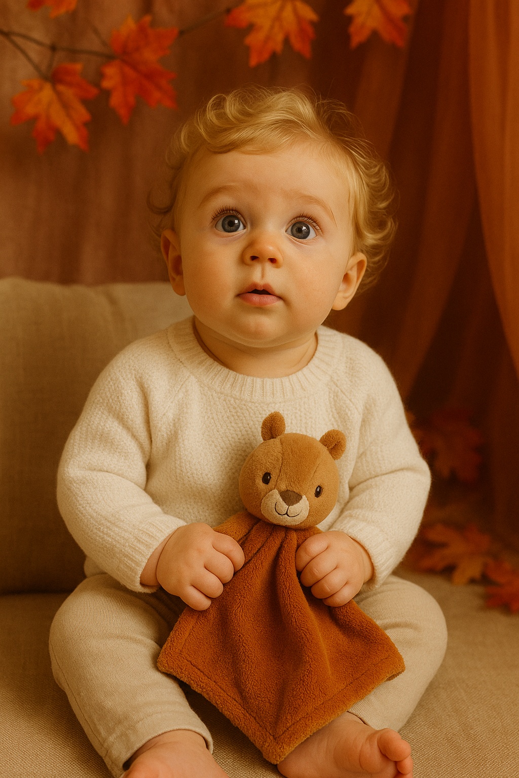 Cozy Bear Comfort Toy – Non-Toxic, Washable Plush Ideal for Baby’s Comfort