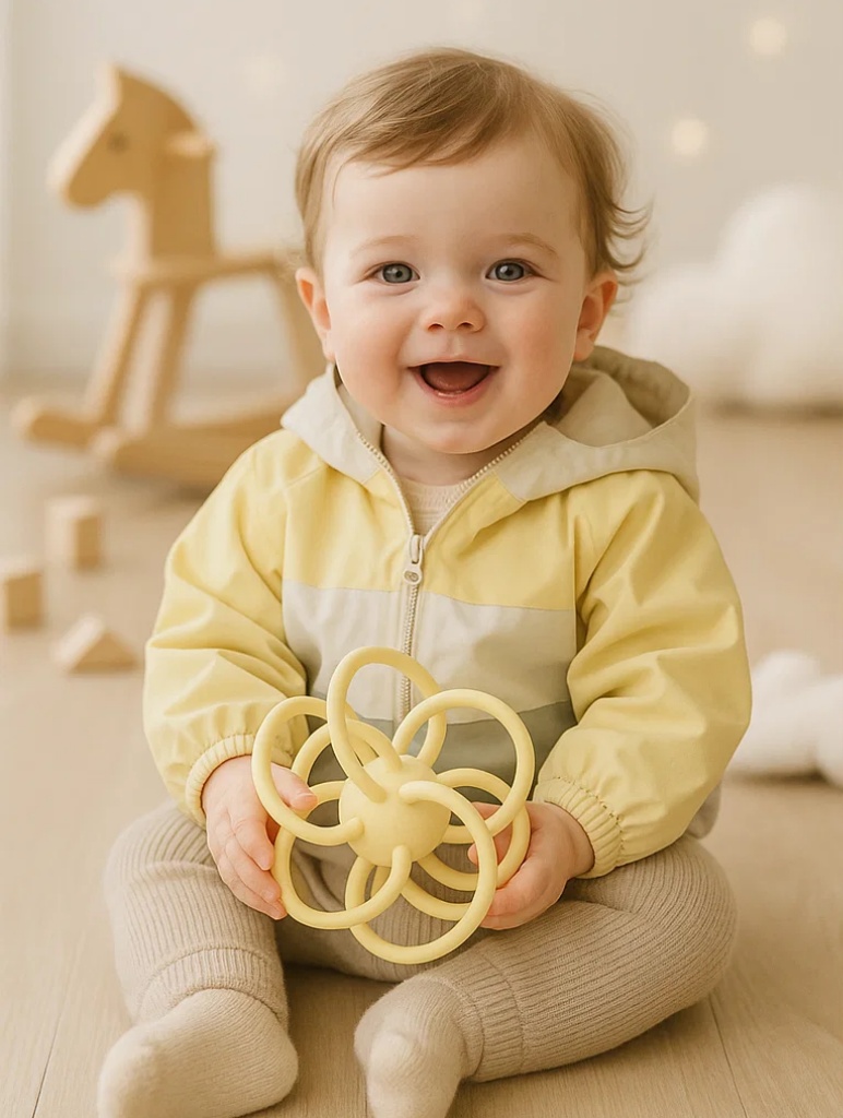 Early Development Manhattan Ball – Multi-Sensory Infant Toy for 0-2 Years