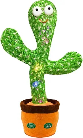 Dancing Cactus with Lights and Music: Engaging Sensory Play for Infants