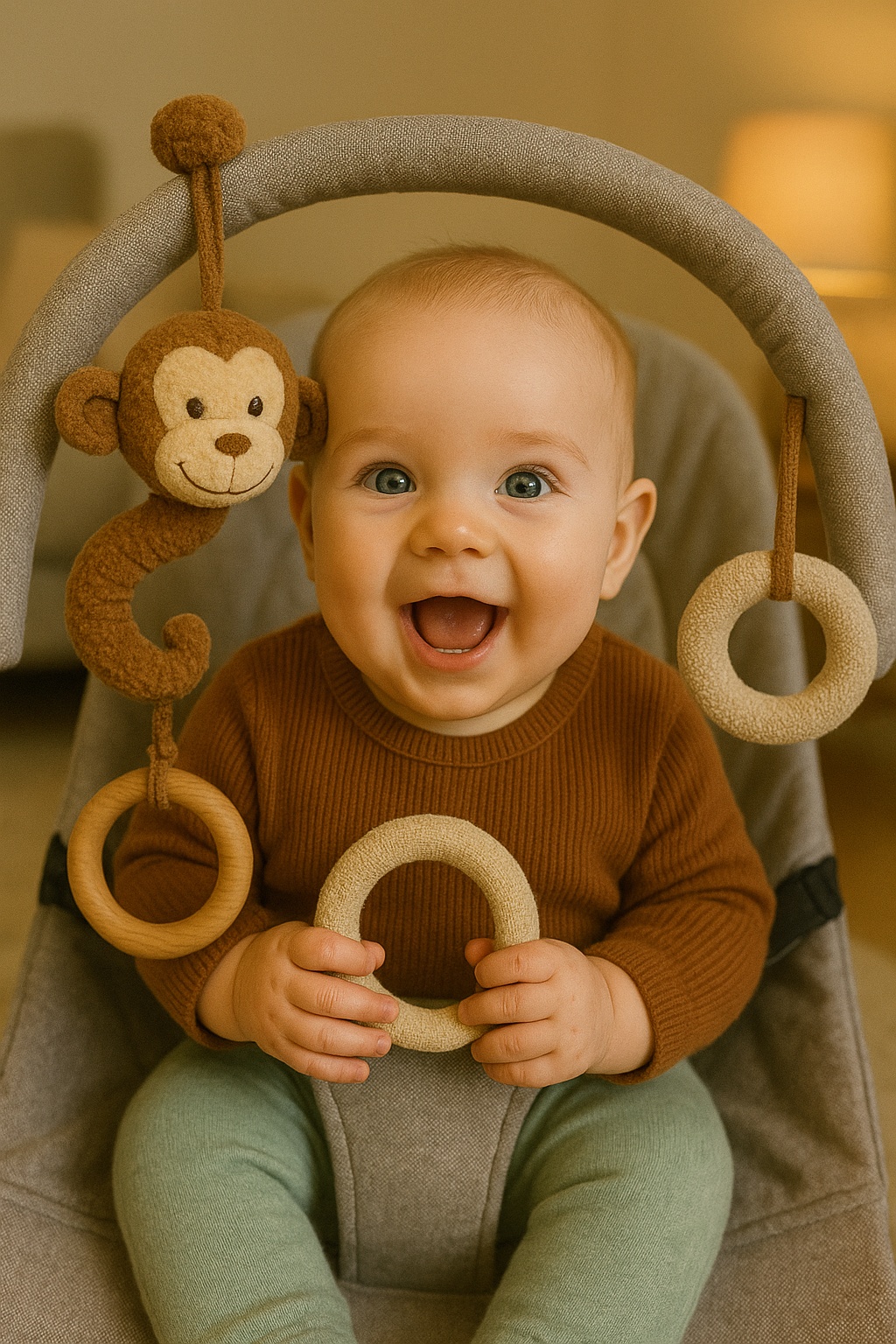 B2B Bestseller: Spiral-Spielzeug fürs Babybett – Weich, sicher und waschbar