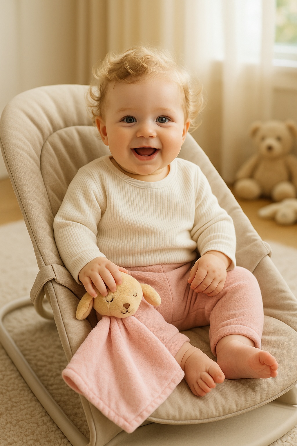Mignon et sécuritaire : Doudou pour bébés, idéal pour le sommeil et le confort