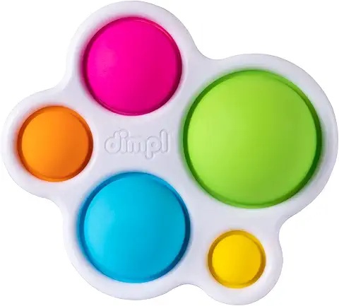 Dimpl Sensory Fidget Toy – BPA-Free Silicone Bubble Board for Tactile Development & Focus
