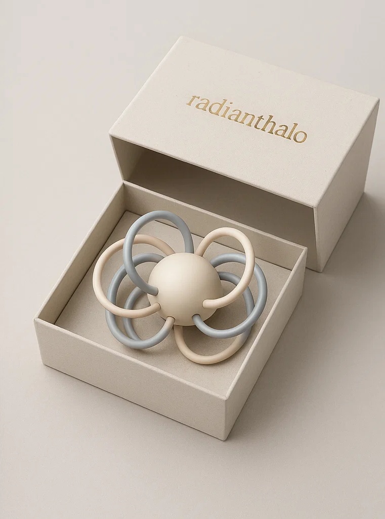 Elegant Pastel Teething Balls – Premium Manhattan Toys with Soft, Washable Design