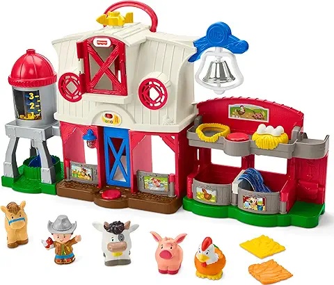 Deluxe Farm Playset – Educational Barn Toy with Animals, Farmer Figures & Interactive Features