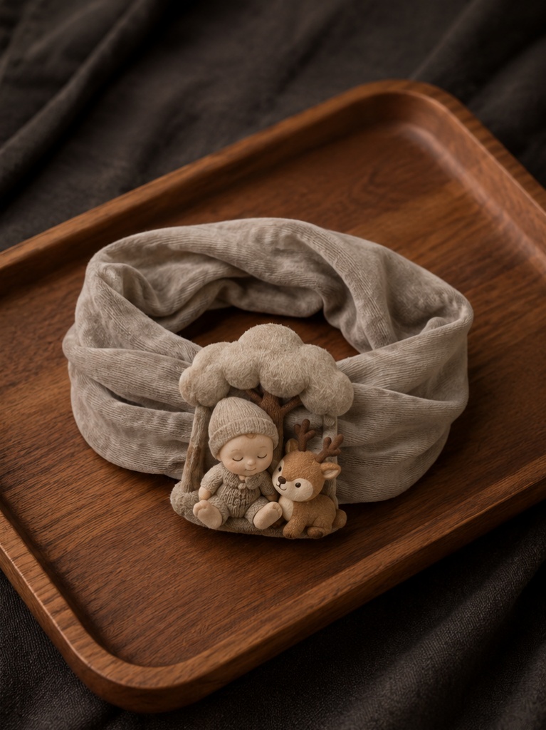 Großhandel Baby-Plüsch-Haarband – Waldpuppen-Design für Fotografie, Geschenkboxen und Boutiquen