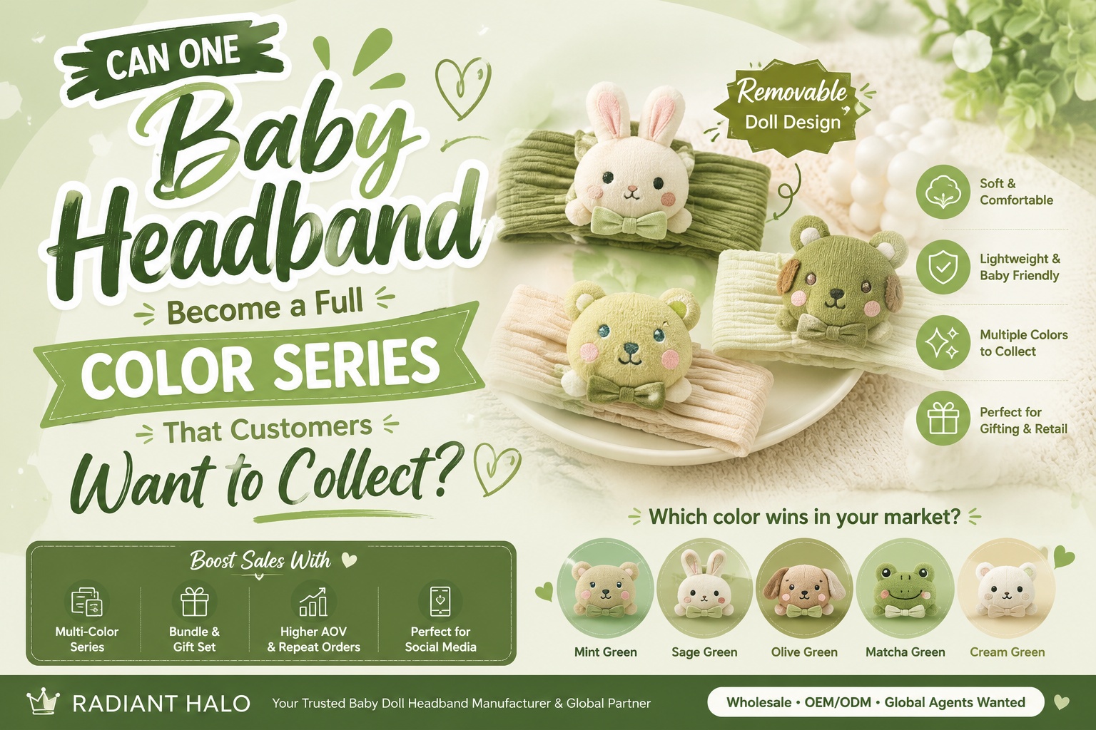 Can One Baby Headband Become a Full Color Series That Customers Want to Collect?