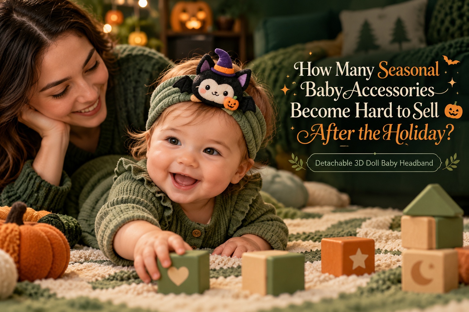 😱 How Many Seasonal Baby Accessories Become Hard to Sell After the Holiday? What If ONE Detachable Detail Could Give a SKU More Selling Angles?