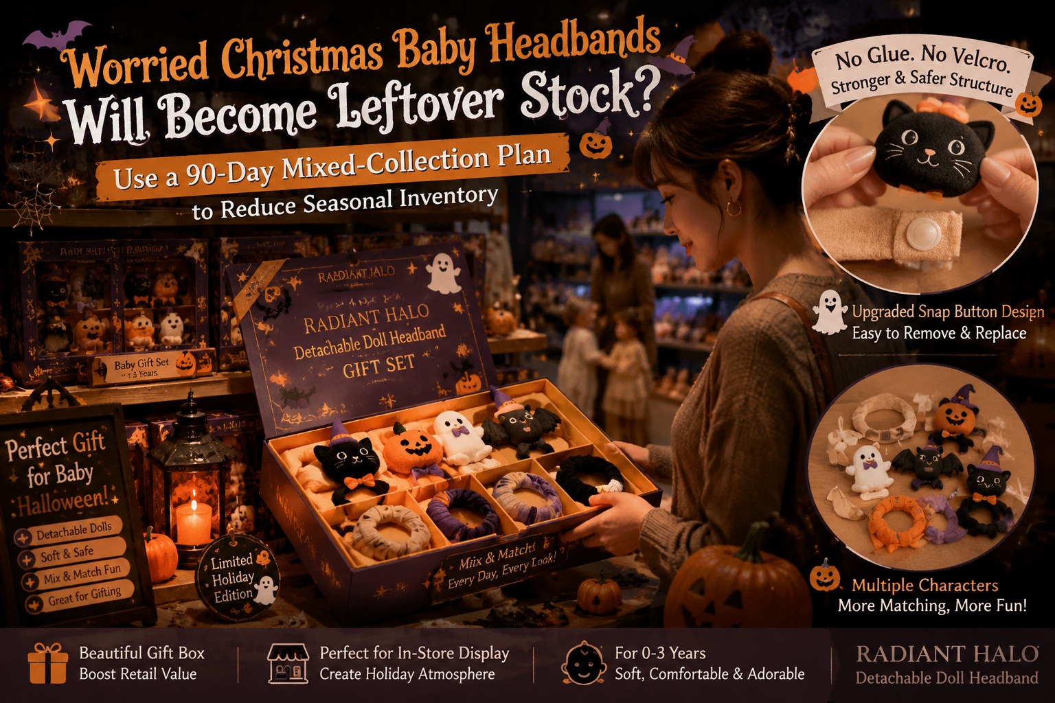 🎄 Worried Christmas Baby Headbands Will Become Leftover Stock? Could a 90-Day Mixed-Collection Plan Be the Answer?