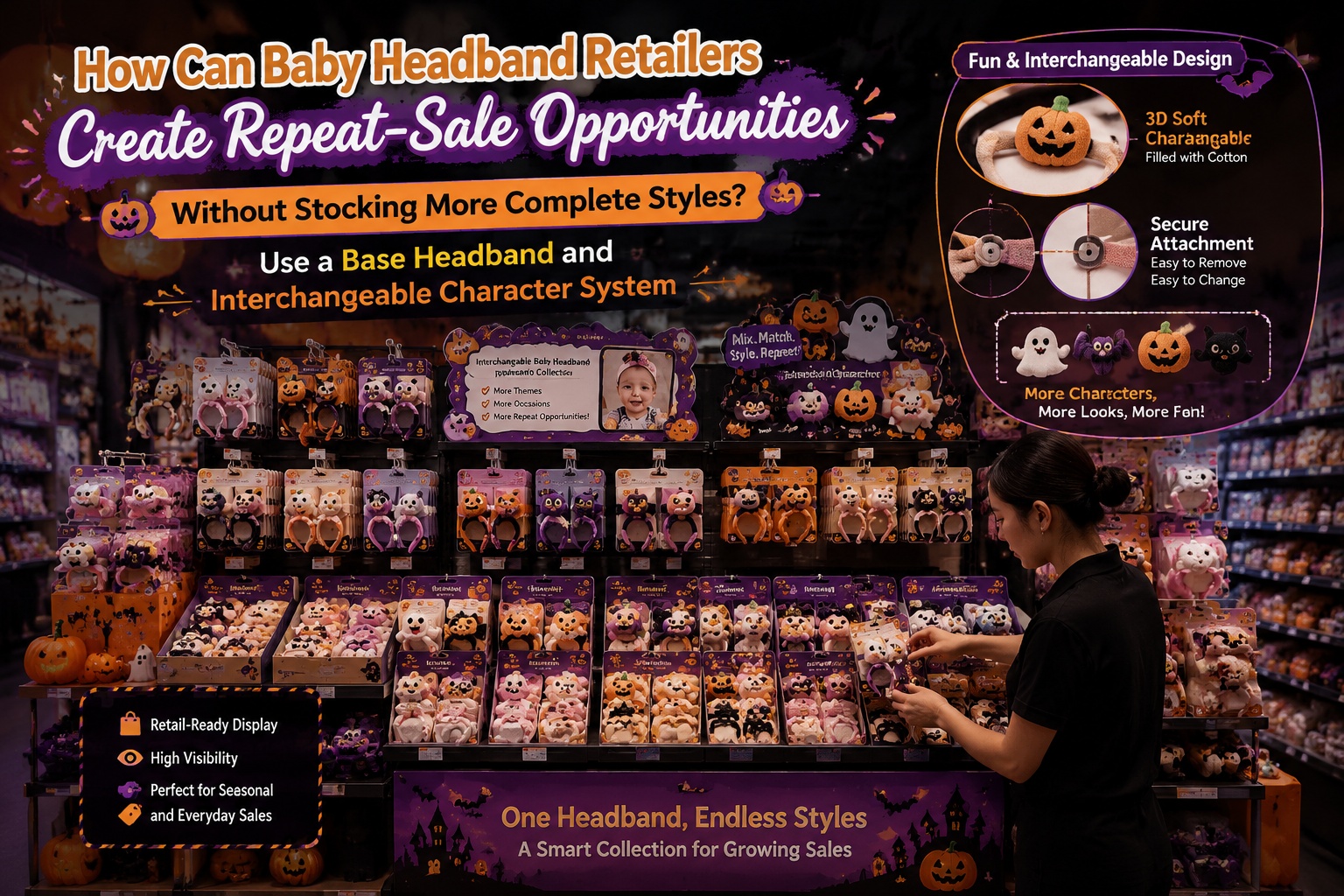 How Can Baby Headband Retailers Create Repeat-Sale Opportunities Without Stocking More Complete Styles?
