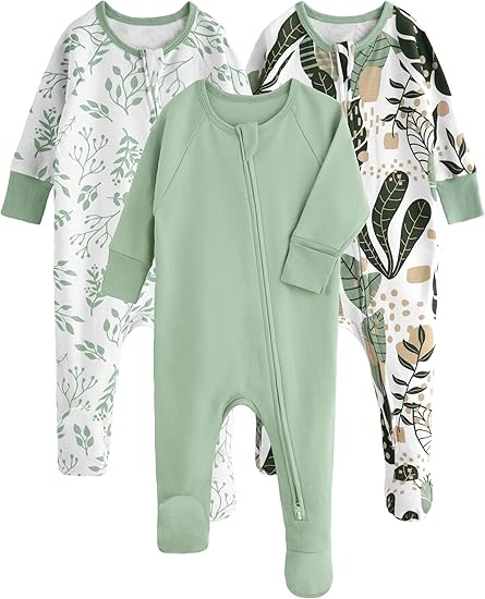 Roheline beebikombe koos peapaelaga – Minimalistlik ja praktiline kingitus