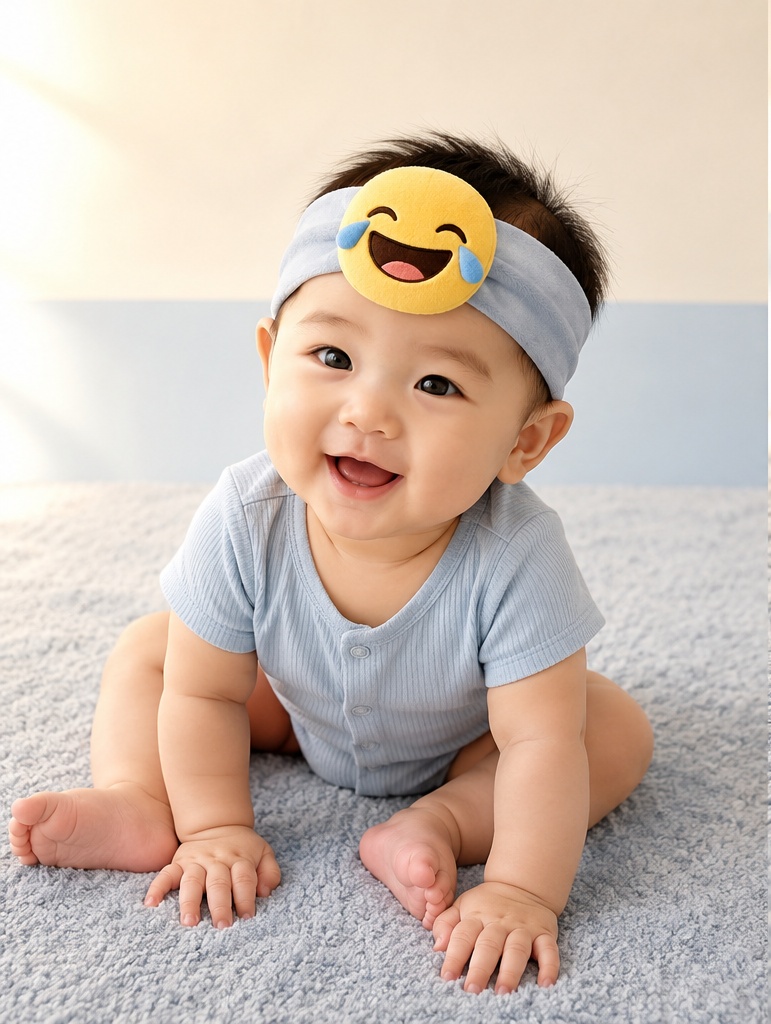 Hulgimüügi pehme naerupisaratega emoji beebi ja nuku peapael butiikidele