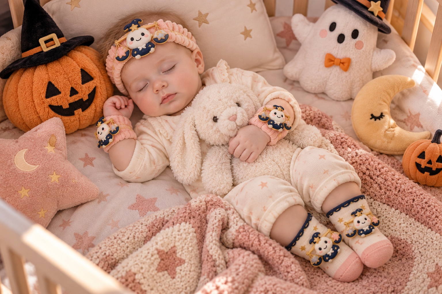 Wholesale Mystic Libra Baby Headband, Socks & Wristband Gift Set | High-Impact Celestial Boutique Assortment