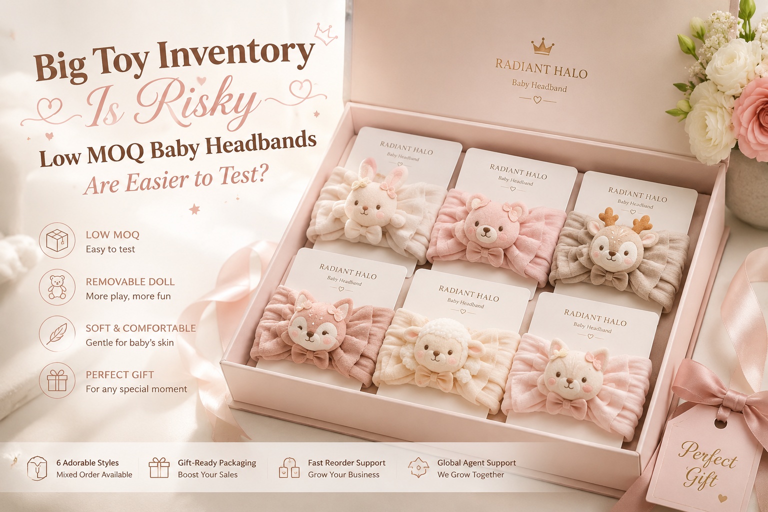 Big Toy Inventory Is Risky — Why Are Low MOQ Baby Headbands Easier to Test?