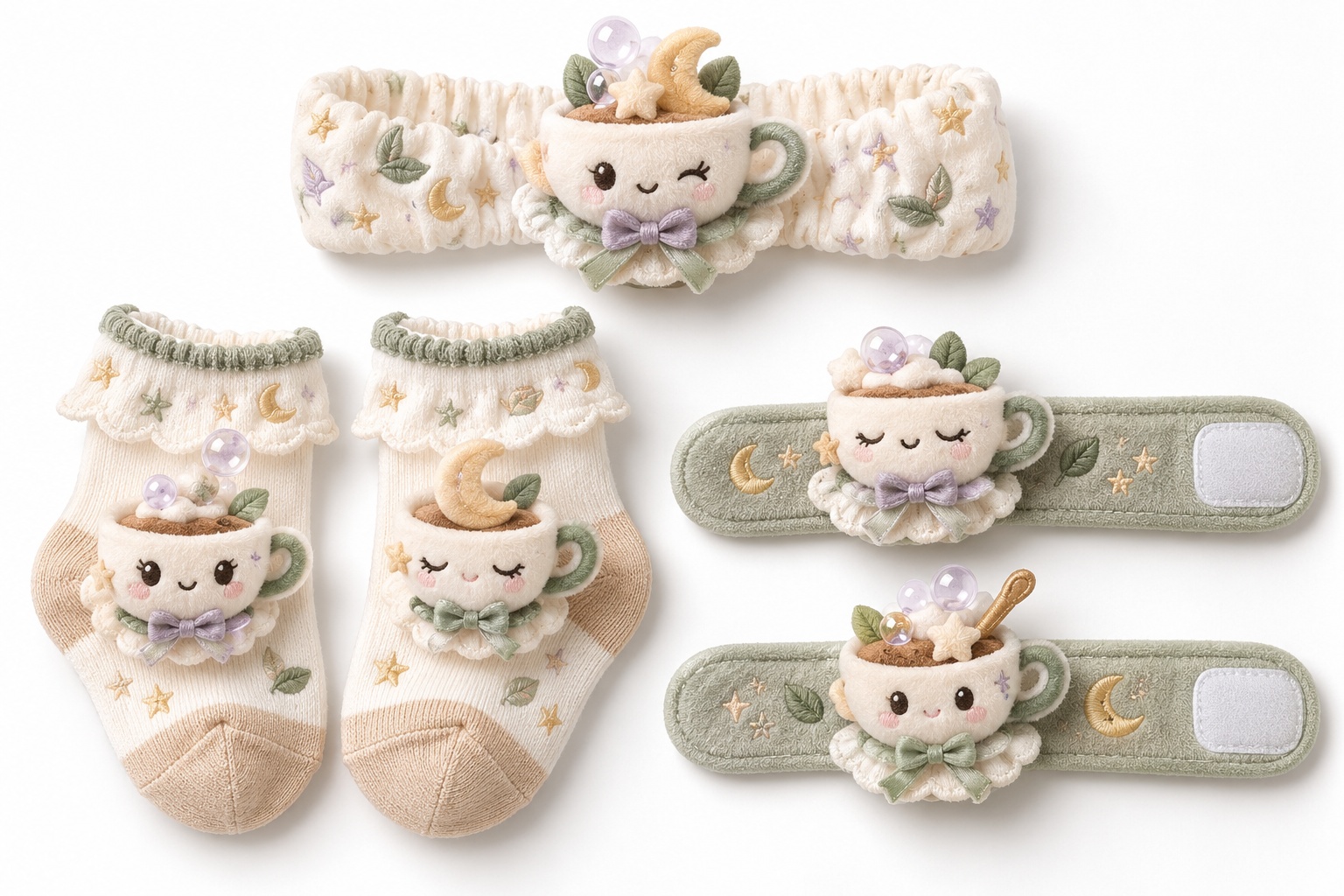 Wholesale Halloween Baby Gift Set – Plush Trick-or-Treat Basket Headband, Socks & Wrist Rattles for Boutiques