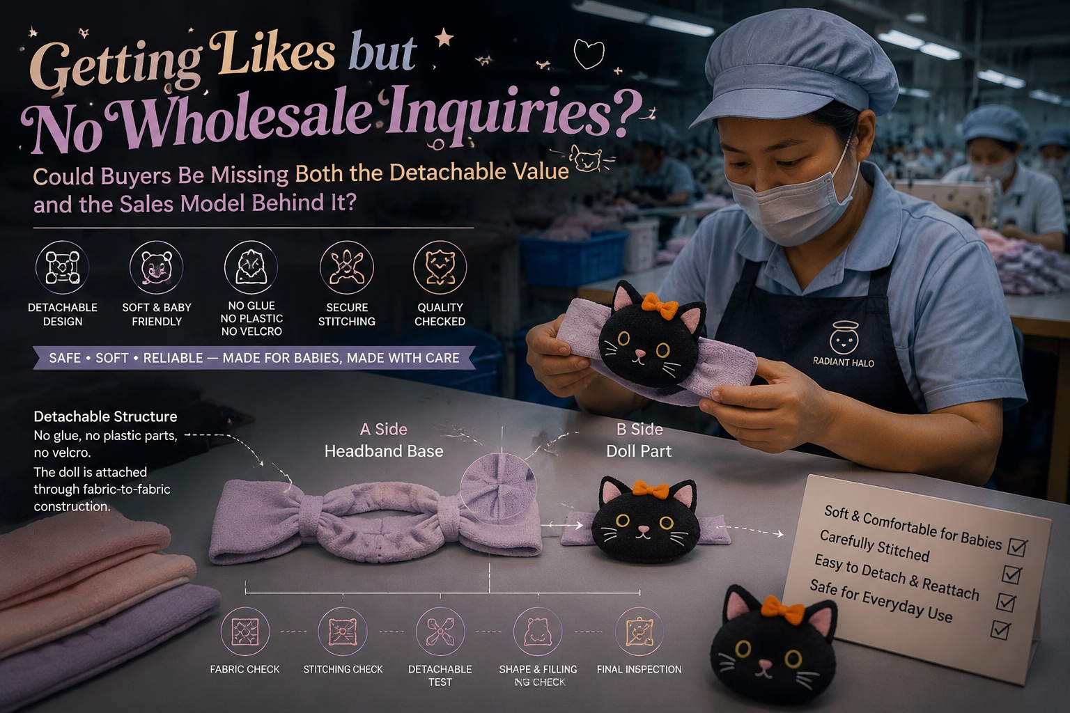 Getting Likes but No Wholesale Inquiries? Could Buyers Be Missing Both the Detachable Value and the Sales Model Behind It?