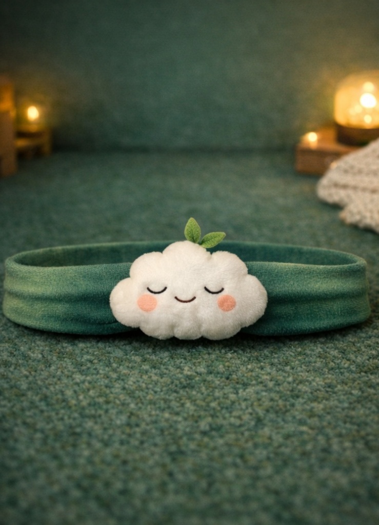 Bandeau bébé en peluche nuage endormi pour grossistes – un design apaisant et facile à vendre que les acheteurs B2B aiment