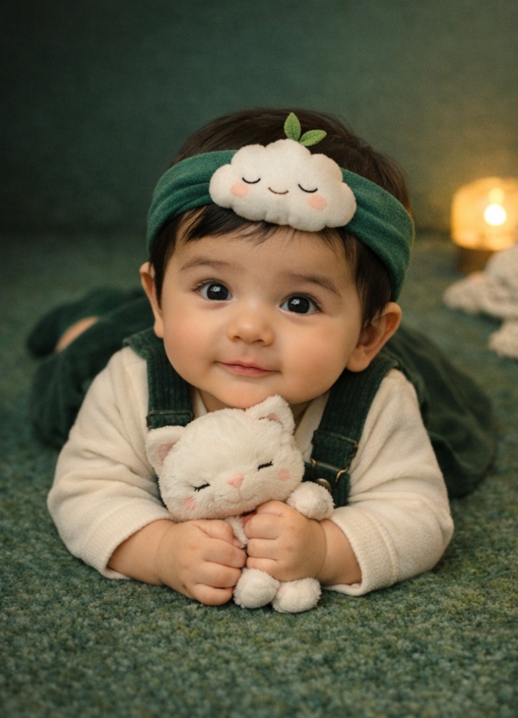 Bandeau bébé en peluche nuage endormi pour grossistes – un design apaisant et facile à vendre que les acheteurs B2B aiment