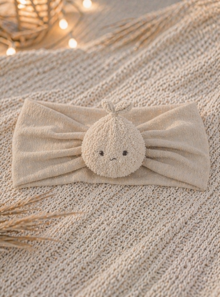 Wholesale Cute Bunny Doll Baby Headband, Soft Stretch Newborn Boutique Hair Accessory