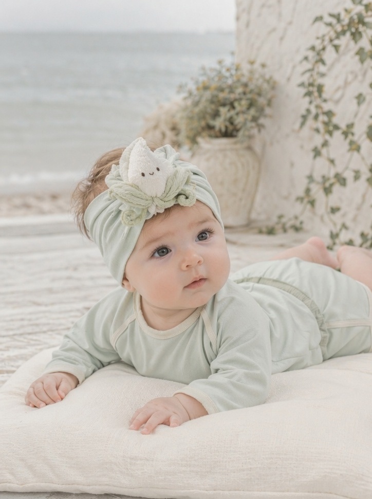 OEM Nature Inspired Bud Doll Baby Headband for Infant Fashion Accessories and Gift Programs