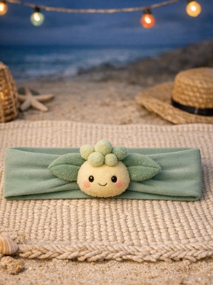 Custom Cute Fruit Doll Baby Headband for Spring Summer Babywear and Boutique Stores