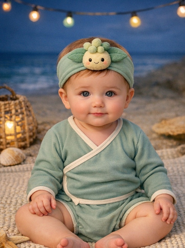 Custom Cute Fruit Doll Baby Headband for Spring Summer Babywear and Boutique Stores