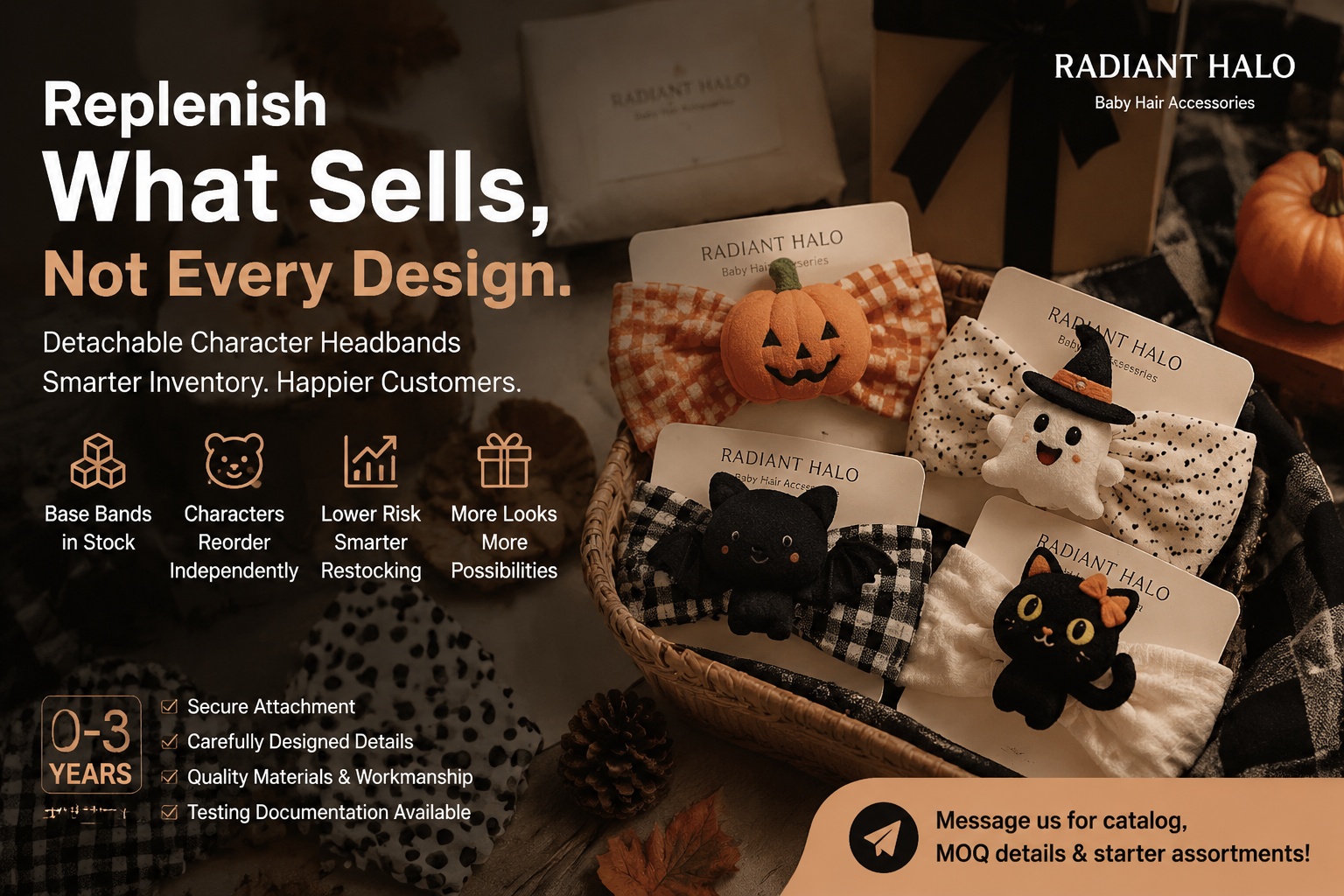 Popular Baby Headband Characters Keep Selling Out? Why Restock Every Complete Design When You Can Replenish Only What Sells?