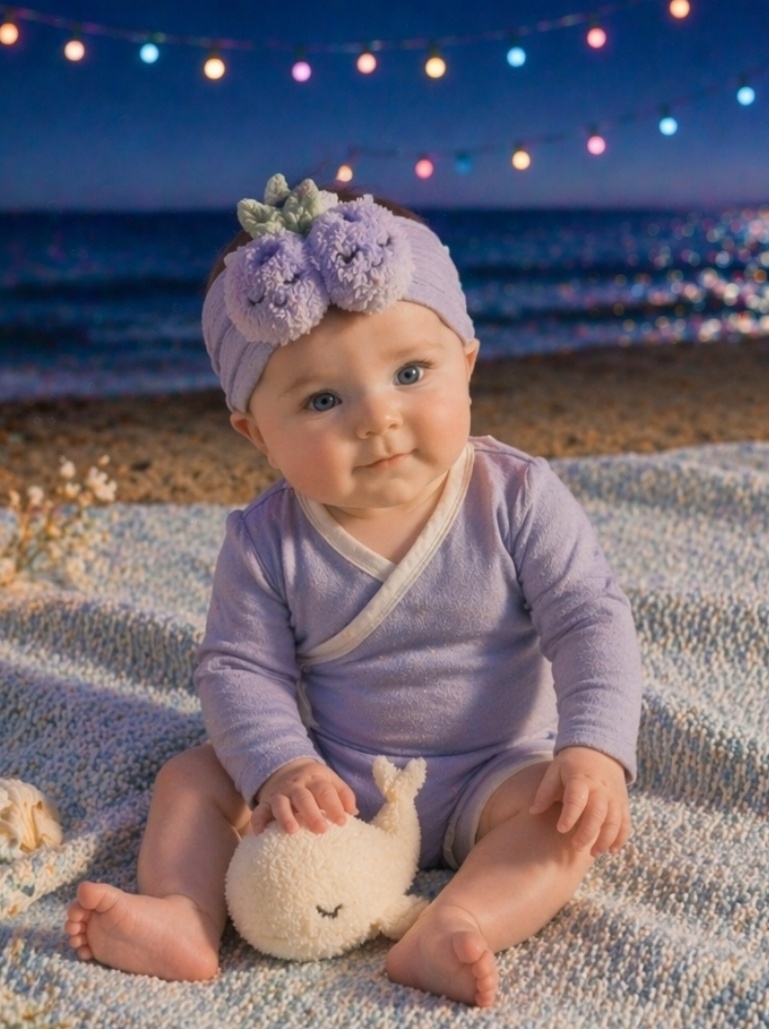 Baby-Headwrap mit doppelter Schlafbeere – hoher Wiedererkennungswert und B2B-Kollektionseffekt