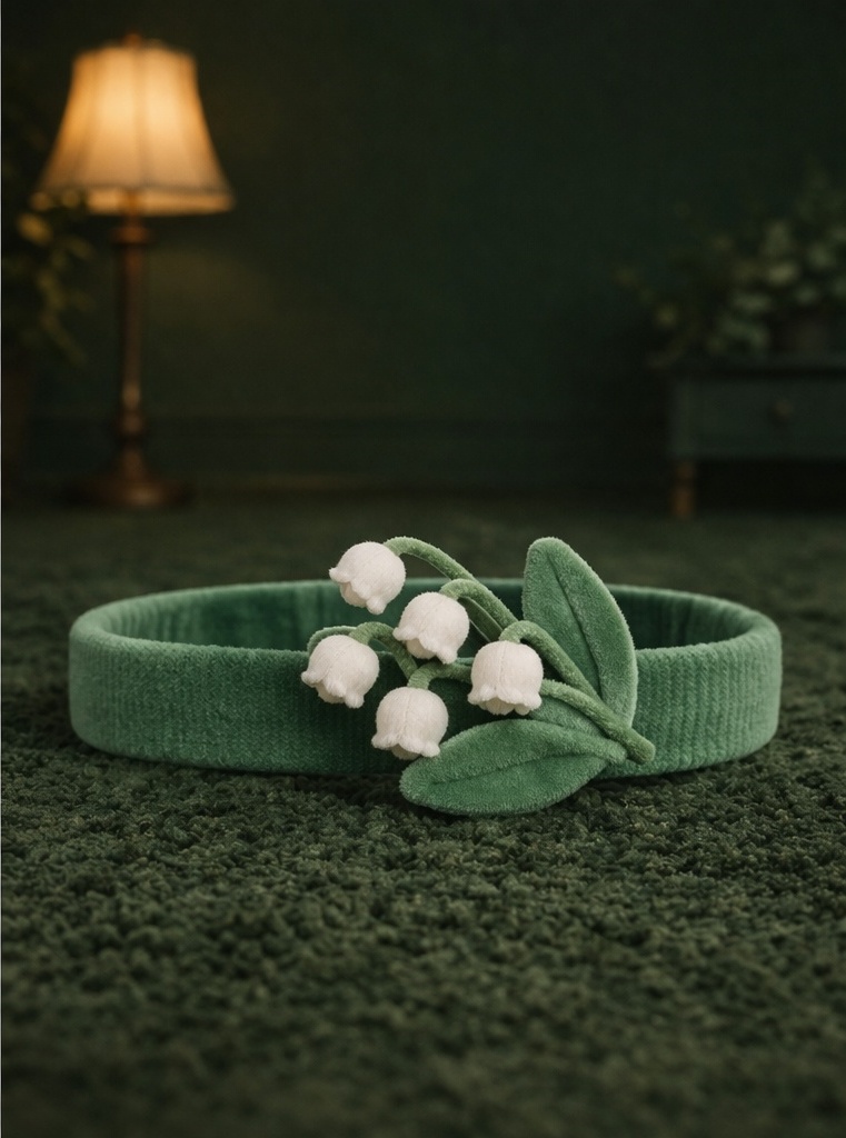 Bandeau bébé en peluche muguet – charme poétique, personnalisation OEM et attrait B2B