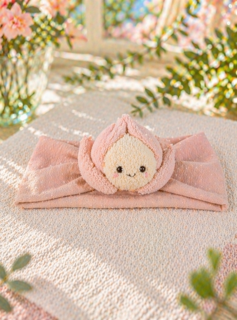 Cute Blossom Doll Baby Headband, Soft Stretch Newborn Boutique Hair Accessory