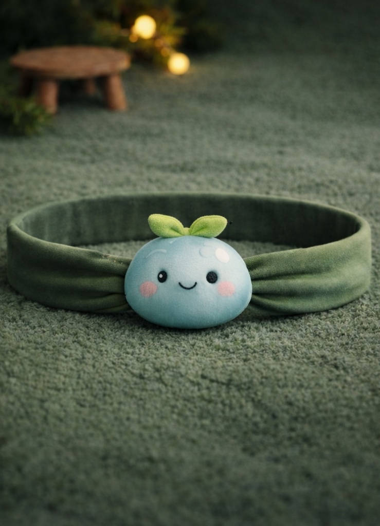Diadema de bebé de peluche con gotita brote para mayoristas – diseño dulce que encanta a compradores B2B